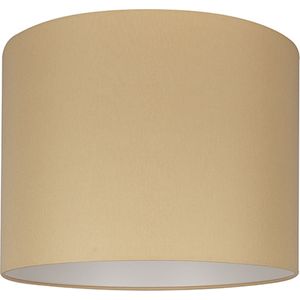 Uniqq Lampenkap stoffen grijs beige Ø 40 cm – 30 cm hoog