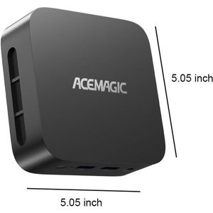 Mini PC – Mini Desktop Computer – Compact PC – Kleine Computer – Werkstation – AMD Ryzen 5 7430U – 32GB DDR4 RAM – 512GB SSD – Triple 4K Monitor Ondersteuning – Wifi 6