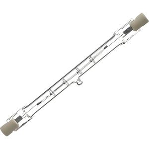 Mlight - Halogeenlamp - R7S - 350Watt - halogeen buis - halogeen staaf - 2-kneeps - Lang - Dimbaar - 118mm - 1 STUK(S)