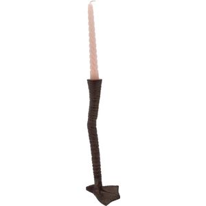 Deco4yourhome® - Kandelaar - Zwanenpoot - Koper - 30cm