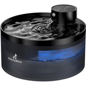 Selectedpets Drinkfontein kat - Draadloos - Met sensor - Twee filters