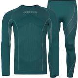 SNOCKS Thermo Ondergoed Heren met Duimgat - Thermoshirt & Thermobroek - Warm & Ademend - Comfortabele Pasvorm - 1 Set