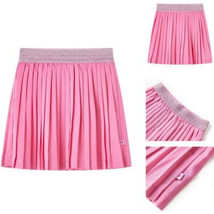 vidaXL Geplooid Kinderrokje - Geplooide Kinderrokjes - Kinderrokje - Kinderkleding - Kinderplooirok 116 roze