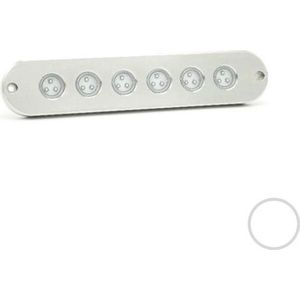 Apache PROLED Classic Series - Sextuple - RVS 316L- boot & steiger onderwater LED verlichting - Ultra White - IP68