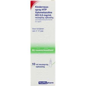 Healthypharm Kinder Neusspray XylometazolineHCL 0,5mg/ml - 3 x 10 ml