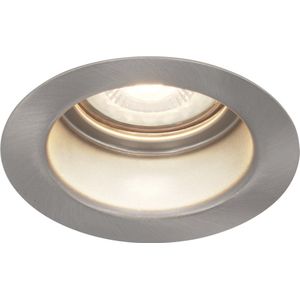 HOFTRONIC Mari - LED inbouwspot verdiept RVS - 4000K Neutraal wit - Verwisselbare GU10 5 Watt 400 Lumen - Dimbaar - IP65 waterdicht - Voor binnen en buiten - Zaagmaat:67-75mm - Inbouwdiepte: 111mm - Voor binnen - badkamer en buiten