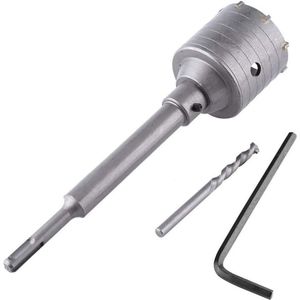 Wall Hole Saw Ø 65mm Drill Cutter 350mm SDS Plus Shank Concrete - Cement Stone Core Drill .