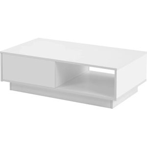 Gran Vida® - Salontafel - Hoogglans met Sfeervolle LED-verlichting - Modern Design - Wit