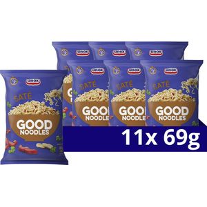 Unox SatÃ© Good Noodles - 11 x 69 g - Voordeelverpakking