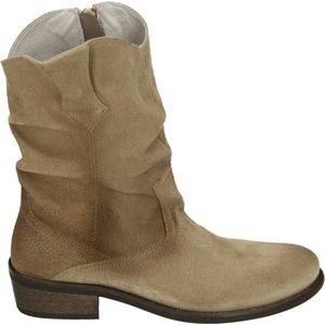 Giga Shoes - G4356 - MeisjesLaarzenKinderlaarsjes - Kleur: Taupe - Maat: 39