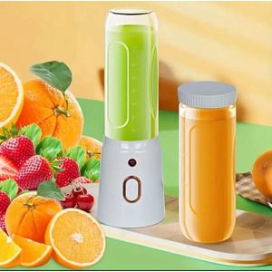 Mini Blender-Draadloos-Smoothie Maker-Blender To Go-40-2bekers-wit
