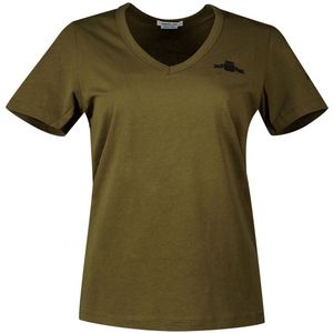 Replay W3595b.000.23188p T-shirt Met Korte Mouwen En V-hals Groen XS Vrouw