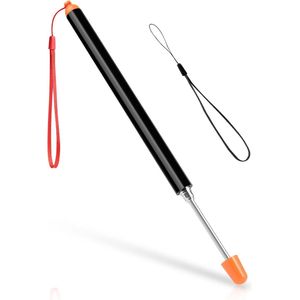 Uitschuifbare Telescopische Stang 120 cm - Roestvrij Staal - Voor Docenten - Whiteboard Schoolbordaanwijzers - Presentaties Seminars .