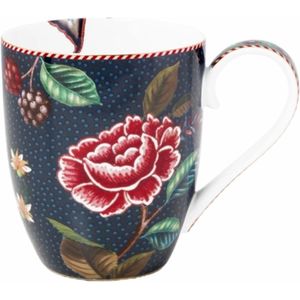 Mok Pip Studio Flower Blues Blue XL 450 ml (Set van 6)