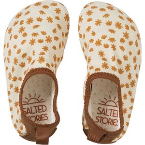 Pansy | Savi | Waterschoenen | Rubberzool | Bloemen | Geel | Beige | Salted Stories