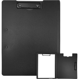 A4 documentenmap met foldover clipboards deksel - harde schaal en klembord clip - documentenmap voor A4 papieren