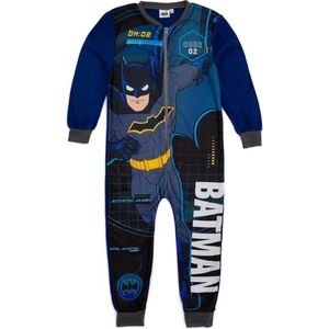 Batman - Onesie - Maat 98/104 - Blauw - Bat-Man - Pyjama