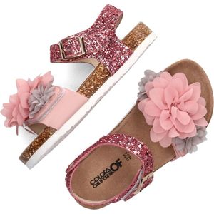 Colors Of California Bio Glitter Sandal With Ankle Sandalen - Meisjes - Roze - Maat 32