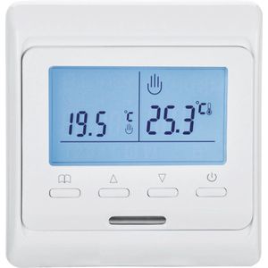 TH 73Plus thermostaat incl external sensor, inbouw programmeerbare thermostaat 230Vac