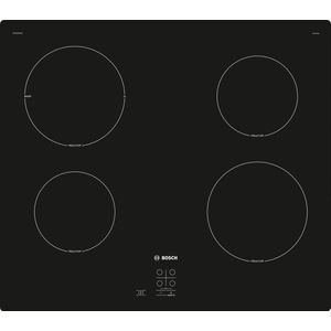 Bosch Serie 2 PUG61RAA5 - Zwar - Ingebouw - 60 C - Inductiekookplaat Zone - Glaskeramie - 4 Zone(s)