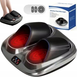 Slimme voetmassager - Voetmassager met warm kompres - Heeft drie standen - Slimme afstandsbediening - Ergonomisch ontwerp - Automatische uitschakelfunctie - Bevordert de bloedsomloop en ontspant strakke voeten