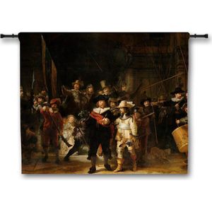 Wandkleed De Nachtwacht - Rembrandt van Rijn - 150x125 cm