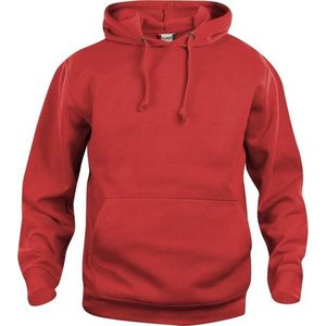 Clique Basic hoody Rood maat M