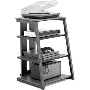 Equivera platenspeler meubel - lp kast - platenspeler kast - vinyl kast - lp meubel - platen kast