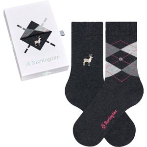 Burlington - Everyday X-Mas - Gedessineerd Katoen - Veelkleurig - Multipack Sokken Dames