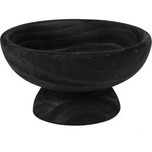 HomeBound by KY | Houten plateau zwart | 19,5x19,5x10cm | plateau zwart hout