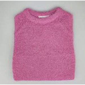 Meisjes Trui Lange mouw - Roze - Polyester - Maat 110 / 116