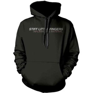 Stiff Little Fingers Hoodie/trui -M- Inflammable Material Zwart