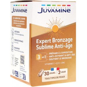 Juvamine Expert Bronzage Sublime Anti-Ageing 3in1 60 Capsules