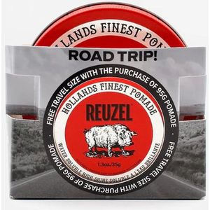 Reuzel - Road Trip To Go - Fiber Pomade - 95 gram - Medium Hold - Hoge Glans