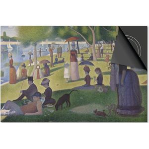 Inductie beschermer 81x52 - afdekplaat inductie mat - Dietrix Kookplaat beschermer - Exclusief - Oude Meesters - Seurat La Grande Jatte