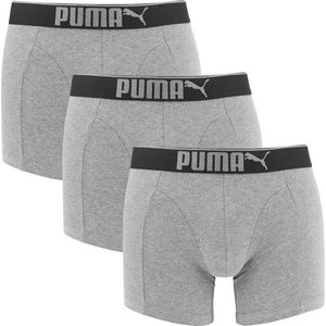 Puma - Premium Sueded - Onderbroek - Grijs - Drie Stuks
