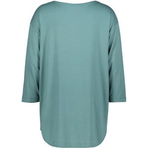 DIDI Dames Loose tee crew 3/4 sleeves Atlantic green maat 42