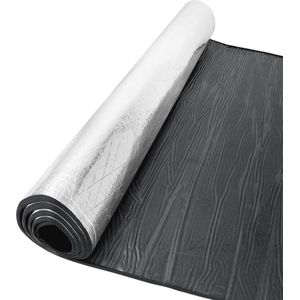 Zelfklevende isolatieplaat 7 mm - Aluminium isolatiefolie voor muur, vloer en loft - Effectieve warmte-isolatie