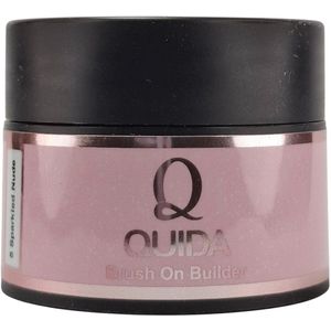quida brush on builder #5 sparkled nude biab in pot 15ml