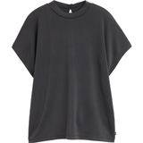 TOM TAILOR DENIM - Shirt - Zwart - Kwartmouw - Effen