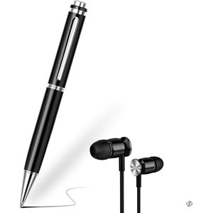 Equivera - Afluister Pen - Opname Apparaat - Afluisterapparaat - 32 GB Intern Geheugen