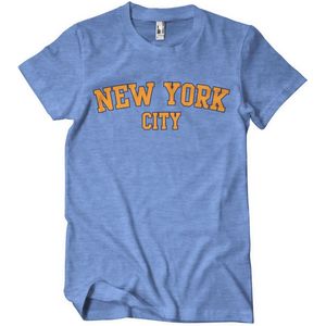 New York City T-Shirt Blue-Heather-XL