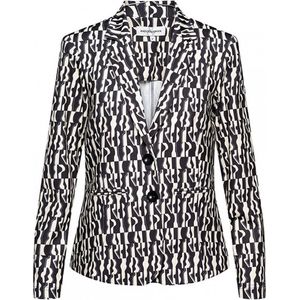 &Co Women blazer Dakota Sculpture - Black multi