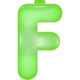 Opblaas letter F groen