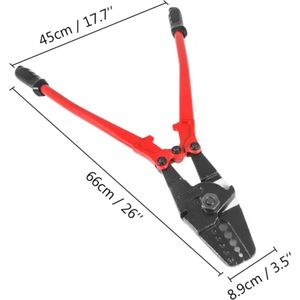 Kabel Tang met Rode Geïsoleerde Handvaten - Krimptang - Tangenset