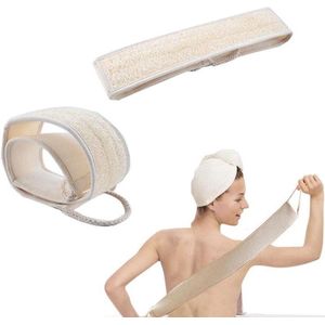 New Age Devi - Loofah Rug Scrubber - Douche Spons - 70 cm - Biologisch Afbreekbaar