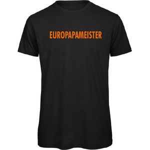 EK t-shirt zwart S - Gepersonaliseerd - Europapameister - soBAD. | EK 2024 | Unisex | T-shirt dames | T-shirt heren | Voetbal