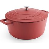 MasterClass - Gietaluminium Ovenschaal - Rood - Inhoud 5L