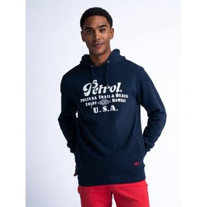 Petrol Industries - Heren Artwork Hoodie Rio - Blauw - Maat XS