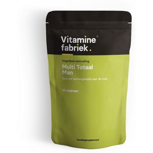 Vitaminefabriek - Multi Totaal Man - 30 vegicaps - Vitaminen - vegan - voedingssupplement